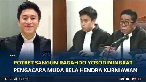 Potret Sangun Ragahdo Yosodiningrat Pengacara Muda Bela Brigjen Hendra