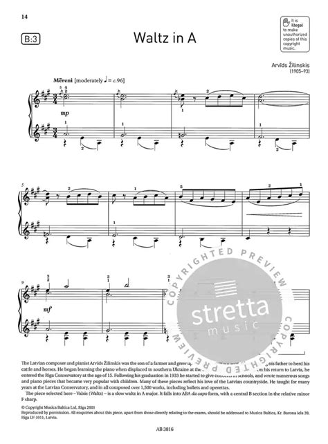 Abrsm Piano Exam Pieces Grade 4 Im Stretta Noten Shop Kaufen