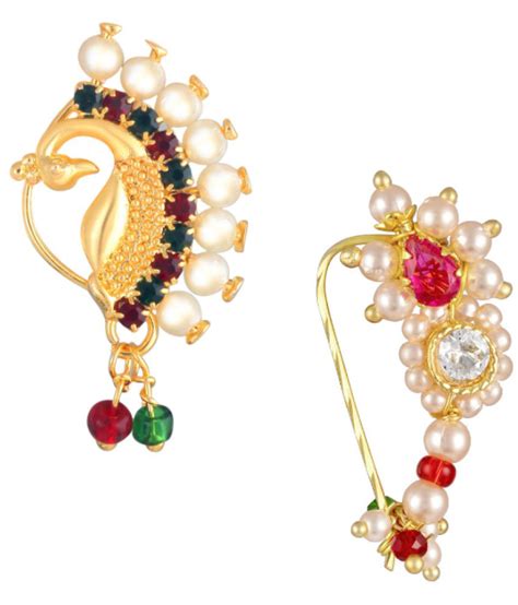 Sukai Jewels Traditional Maharashtrian Nath For Women And Girls Buy