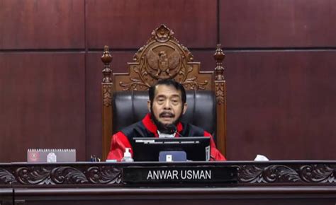 Anwar Usman Adik Ipar Jokowi Dilaporkan Ke Dewan Etik Mk Disebut