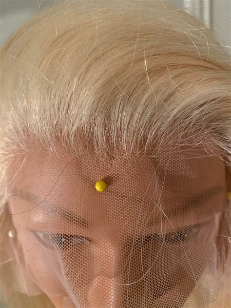 Platinum Blonde Full Lace Wig Color Wig Luxury Wig Etsy