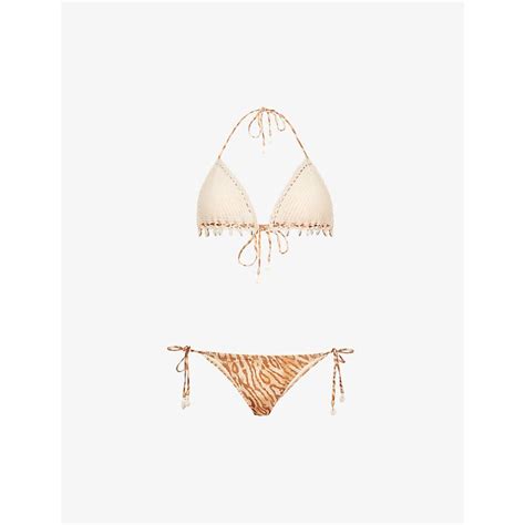 Buy Zimmermann Tropicana Organic Cotton Bikini Set At 5 Off Editorialist