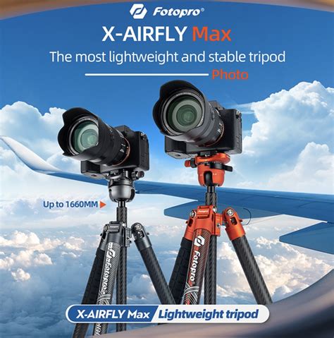 Fotopro Carbon Fiber X Airfly Max Video Tripod