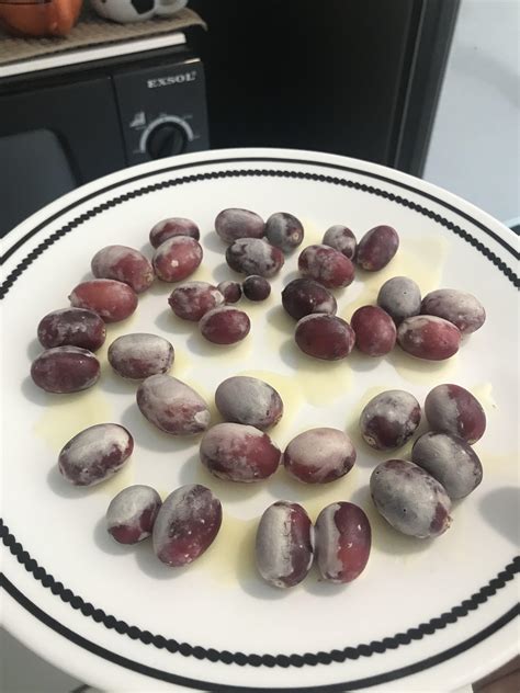 tried to make some yogurt covered grapes but they had the audacity to