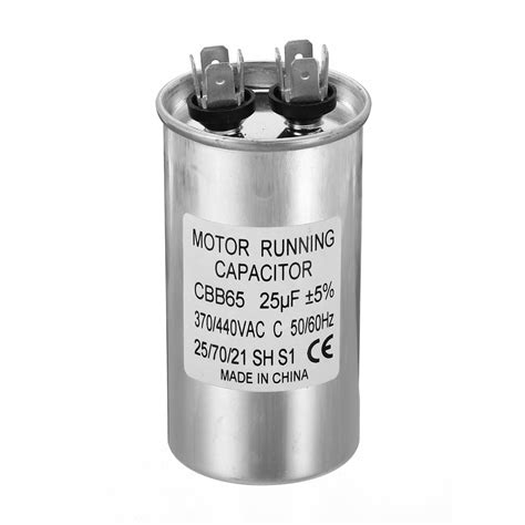 Cbb Uf Run Capacitor Mfd Ac V Aluminum Case With