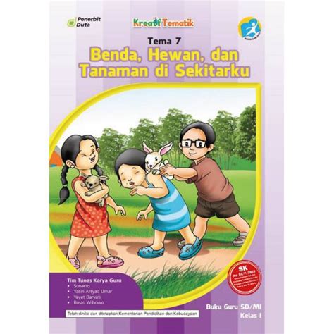 Jual BUKU GURU BENDA HEWAN DAN TANAMAN DI SEKITARKU SD MI KELAS I