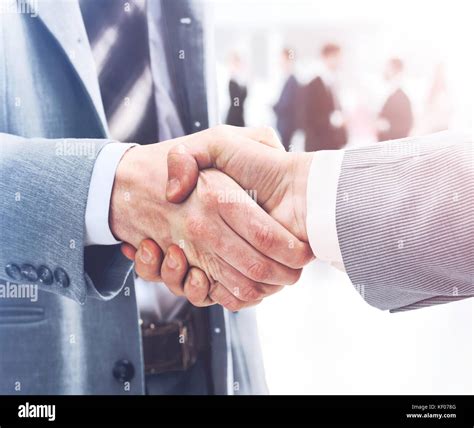 Success Concept In Business Handshake Of Business Partners Stock