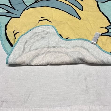 Mavin Disney Store Flounder The Little Mermaid Beach Towel 48” X 50”