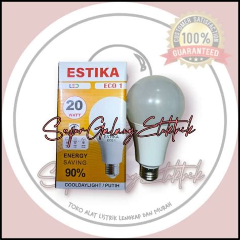 Jual Lampu Led Hemat Premiere Dan Led Estika Eco W W W W