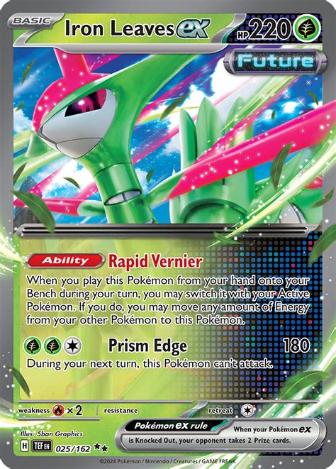 Iron Leaves Ex Temporal Forces Pokemon Card Pikawiz