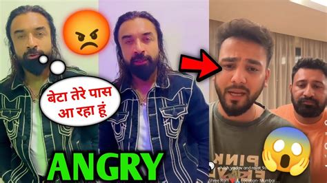 Ajaz Khan Angry Reply On Elvish And Rajat Dalal😡 Ajaz Khan Going To Bigg