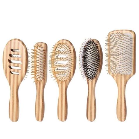 La Maison Du Bambou Brosse Cheveux En Bambou Brosse A Cheveux