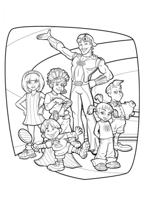 Desenhos De LazyTown Para Colorir E Pintar