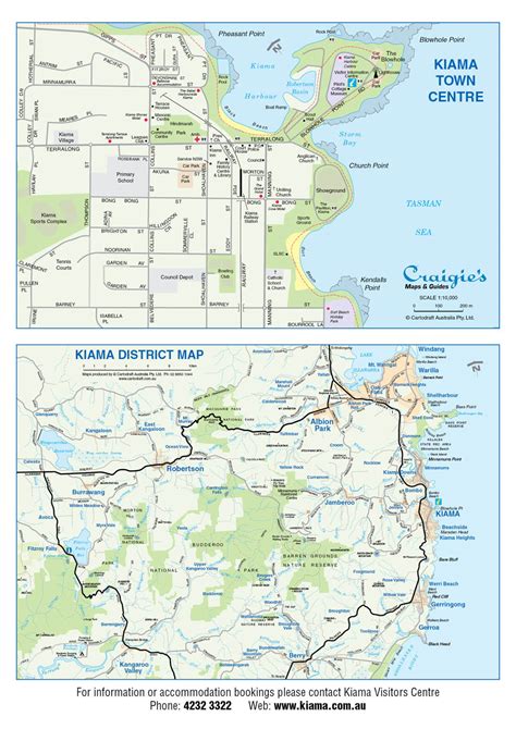 Map Of Kiama Area - Bobbie Stefanie