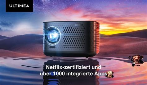 Ultimea Apollo P50 Smart Serie Linux Mit Netflix LCD Beamer 28000 Lm