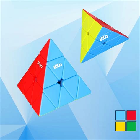 custom promotional pyramid puzzle triangle cube branded promo