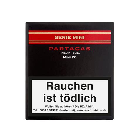 Partagas Serie Mini Er Tabak Meier Ihr Shop F R Tabak Zigarren