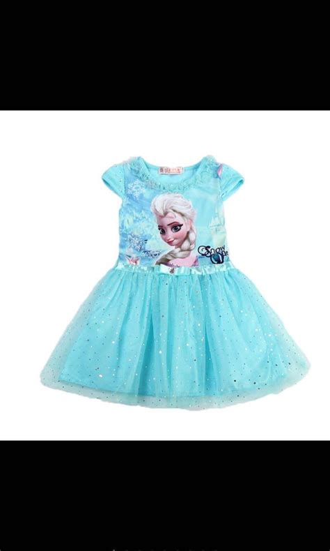 Frozen dress, Babies & Kids, Babies & Kids Fashion on Carousell