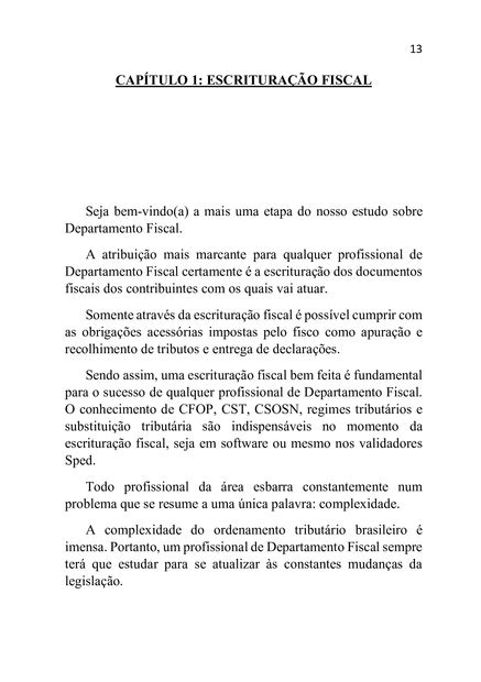 APERFEIÇOAMENTO EM DEPARTAMENTO FISCAL por THANURE RAPOSO Clube de