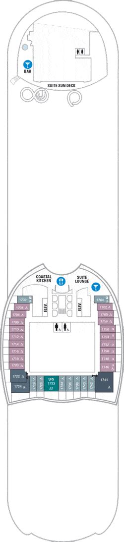 Symphony of the Seas Deck plan & cabin plan