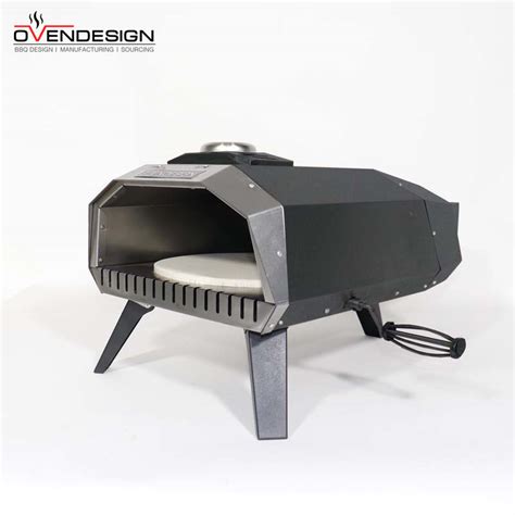 Unique Outdoor 12 Inch Black Pizza Oven Convenient Gas Baking Oven