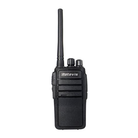 RETEVIS RT21 TWO-WAY RADIO USER MANUAL | ManualsLib