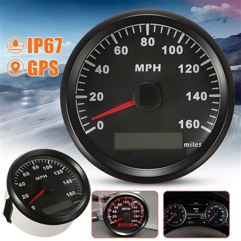 Universal GPS Speedometer Gauge 160MPH 85mm IP67 W Grandado