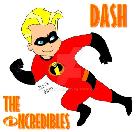 Dash - The Incredibles by bellaalves on DeviantArt