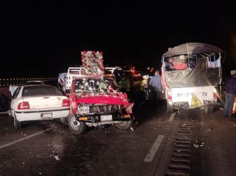 Peregrinos de Cuetzalan sufren accidente en autopista México Puebla