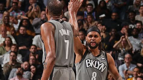 NBA Brooklyn Nets Defeat Wizards Patty Mills 21 Points Kevin Durant