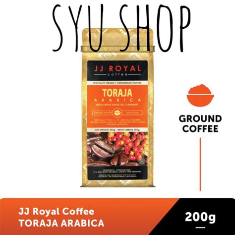 Jual Jj Royal Ground Coffee Toraja Arabica Gr Kopi Bubuk Jakarta