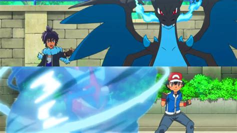 Ash Vs Alan Combate Completo Mega Charizard X Vs Ashs Greninja Pokémon Xy And Z Episode 13