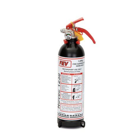 Fev 125kg Novec 1230 Gas Matt Black Handheld Fire Extinguisher With