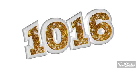 1016 Number Animated GIF Logo Designs