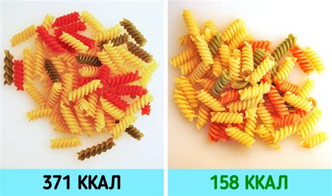 Сколько калорий в сухих и приготовленных продуктах / Бери и делай