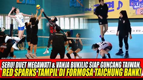 SERU Duet Megawati Vanja Bukilic Siap Guncang Taiwan Red Sparks