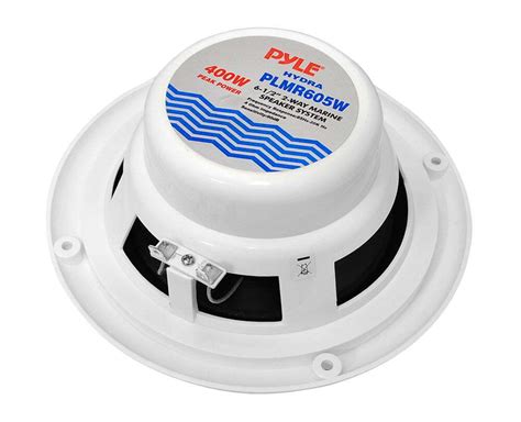 Pyle Inch Waterproof Way Full Range Marine Speaker Pair Plmr W