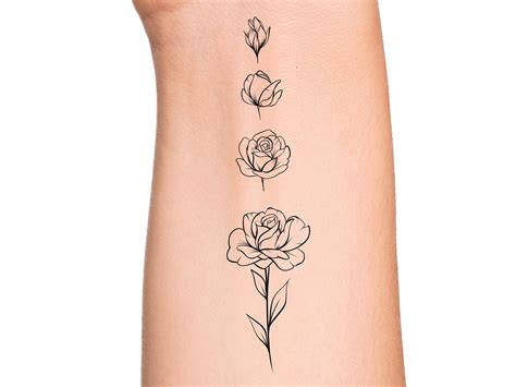 rose flowers tattoo 1
