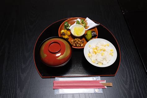 令和5年7月1日参り「朝食精進料理」 宮島弥山 大本山 大聖院