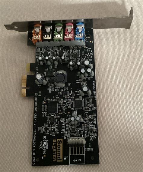 Creative Sound Blaster Audigy FX PCIe 5.1 Sound Card SBX Pro Studio ...