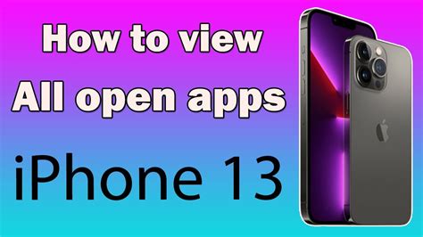 How To View Open Apps On Iphone How To See Open Apps Youtube