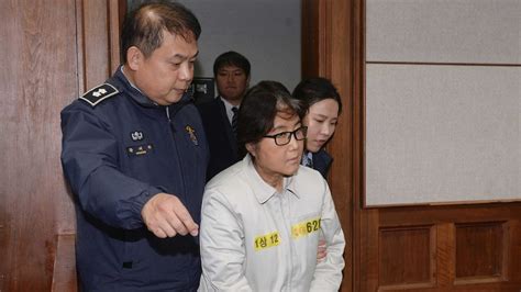 park geun hye south korean presidents jailed confidante choi  sil