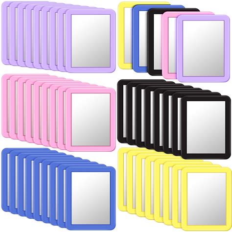 Leinuosen 50 Pcs Magnetic Locker Mirror 5 X 7 Small