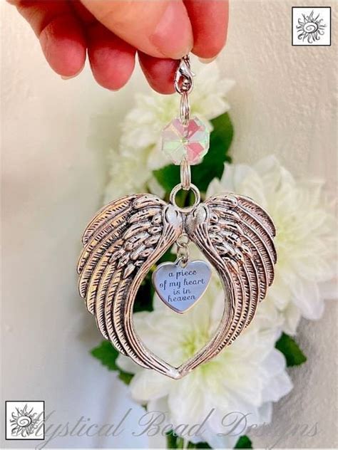 Un Pedazo De Mi Corazón Está En El Cielo Guardián Ángel Alas Etsy