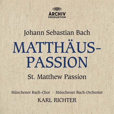 Apple Music Munich Bach Chorus M Nchener Bach Orchester Karl