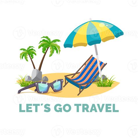 Travelling Vacation Design Illustration Png