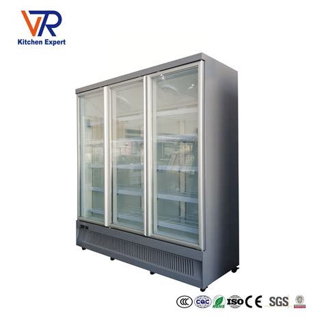 Degree Commercial Three Glass Doors Beverage Coke Cooler Beer