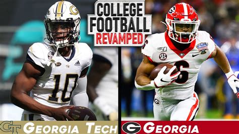 Georgia Tech Yellow Jackets Vs 1 Georgia Bulldogs Week 13 Ncaa