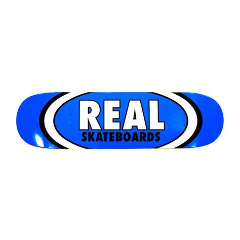 Real Classic Oval 85 Skateboard Deck Blue Boardworld Store