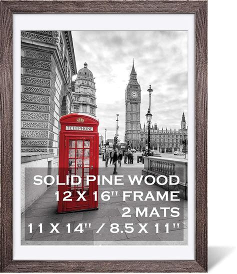 12x16 Rustic Picture Frames Solid Wood Display Pictures